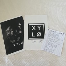 XYLØ AUTOGRAPHED Signed Posters and Artist Hand Written Lyric Sheet - $16.95