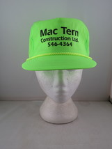 Vintage  Neon Nylon Hat - Mac Tern Neon Green - Adult Snapback - $571.09 MXN