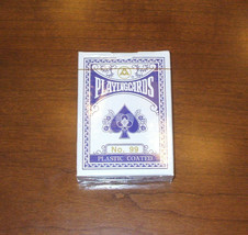 (1) Deck Of Plastic Coated Playing Cards - # 99 - Blue - New - £7.03 GBP