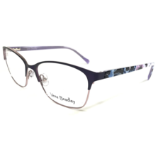 Vera Bradley Eyeglasses Frames Sharon Plum Pansies Purple Pink Square 53-16-135 - £55.88 GBP