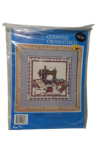 CANDAMAR DESIGNS Counted Cross Stitch Kit, Vintage Sewing Machine Thread... - £10.47 GBP