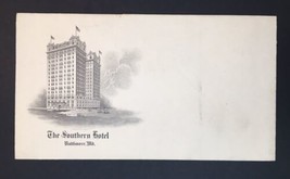 Antique Envelope Southern Hotel Baltimore Maryland Early 1900s - £14.35 GBP