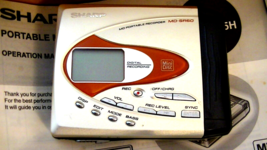 Restored Vintage Sharp Md Minidisc Walkman Recorder MD-SR60, Works Very Well - £157.22 GBP