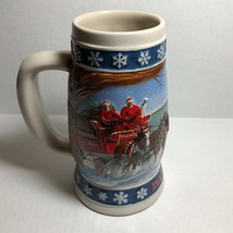 Budweiser Lighting the Way Home 1995 Holiday Stein - £7.99 GBP