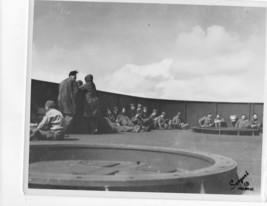 WWII Original Photo US soldiers waiting on a roof top - $12.99