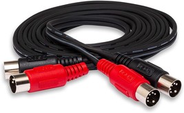 Dual 5-Pin Din To Same, 2 M. Hosa Mid-202 Dual Midi Cable. - $32.95