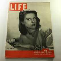 VTG Life Magazine October 15 1945 Robert L. Eichelberger Feature, Newsstand - £18.63 GBP