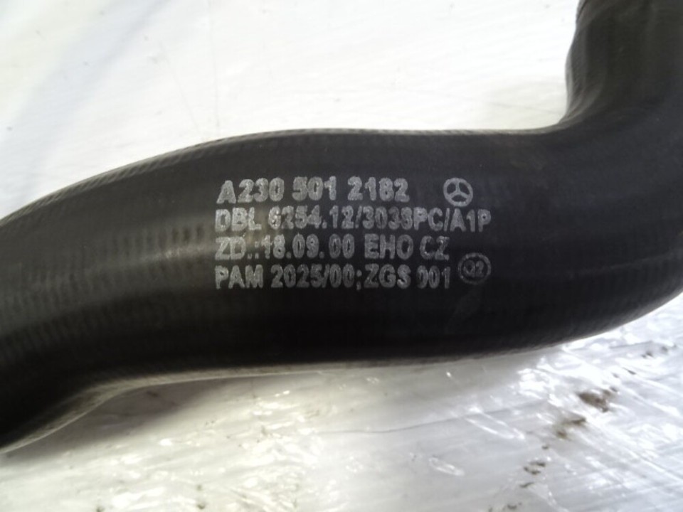 03 Mercedes R230 SL500 hose set, radiator coolant, lower and upper hose, 2305010 Item image 6