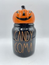 Rae Dunn Candy Coma Black Orange Canister Pumpkin Topper Lid Artisan Bs274 - £22.46 GBP