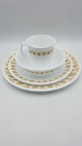 Corelle by Corning Butterfly Gold Mug, Bowl, and Plates - Set of 4 - £8.80 GBP