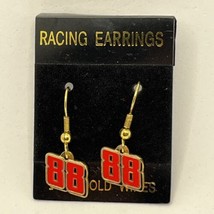 Dale Jarrett #88 Joe Gibbs Motorsports NASCAR Race Car Racing Earrings - £7.78 GBP