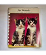 1966 Cat Calendar Photographs by Walter Chandoha Spiral Bound Vintage - £19.24 GBP