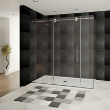 68-72&quot;W x 79&quot;H x 34 1/2&quot;D Shower Enclosure ULTRA-D Chrome by LessCare - £1,137.97 GBP