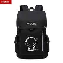DCmeilun Luminous New Unisex Schoolbag for Teenage Teenagers Backpack To School  - £62.78 GBP