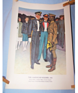 Military War Print The American Soldier, 1941-General Officer, Artillery... - $9.50