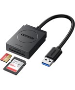 SD Card Reader USB 3.0 Dual Slot Flash Memory Card Reader TF SD Micro SD... - £23.45 GBP