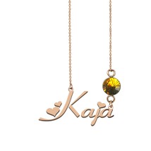 Name Necklace Men, Tiffany Name Necklace, Kaja Name Necklace Best Christmas Gift - $17.99
