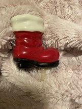 Nora Fleming santa boot (Old Style)Wrinkled Retired Mini Christmas - £117.02 GBP