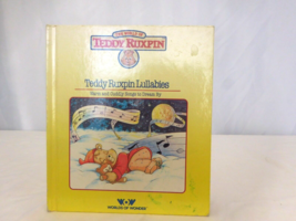 Teddy Ruxpin The Story of Teddy Ruxpin Lullabies  HC Book ONLY Vintage 1985 - £5.54 GBP