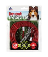 Prevue Pet Products 50 Foot Tie-out Cable Trolley Set - $70.82
