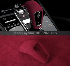 High Quality Car  Gear Shift Knob Cover Trim For  Cayenne 2018 2019 2020 Accesso - £137.32 GBP