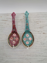 Vintage Big Spoon, Vintage Chinese Porcelain Large Soup Spoon, Hand Painted - £18.06 GBP