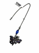 Ganz Silver Blue Gold Fan Light Pull  Chrome Colored Pull Chain w connec... - £5.59 GBP