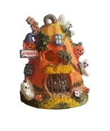Halloween Pumpkin Haunted House Figurine Decor Figure Resin Ghost Jack o... - £7.07 GBP