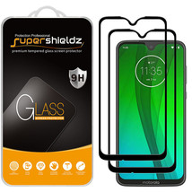 2X Full Cover Tempered Glass Screen Protector For Motorola Moto G7 - £15.70 GBP