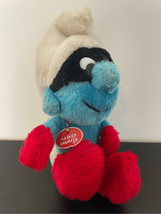SMURFS Wallace Berrie Plush Stuffed-Masked Smurfer Small 5”  1983 w/Tag Vintage - £11.22 GBP