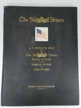 HUGE ANTIQUE BOOK &quot;A COMPLETE FILE OF THE STARS AND STRIPES FEB 1918-JUN... - £218.50 GBP