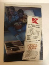 1991 Kmart Gemini Vhs Rewinder Vintage Print Ad Advertisement pa21 - £4.43 GBP