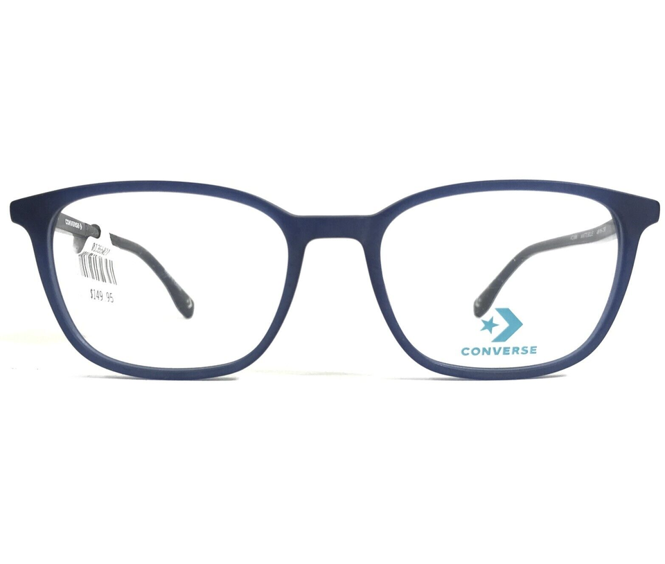 Converse Kids Eyeglasses Frames VCJ006 MATTE BLUE Square Full Rim 48-16-130 - $49.49