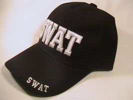 [G5] BLACK EMBROIDERED SWAT BALL CAP &quot;Blue Ocean&quot; Made in Vietnam - £6.35 GBP