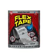 Flex Tape Original Thick Flexible Rubberized Waterproof Tape Gray 4 in x... - $13.75