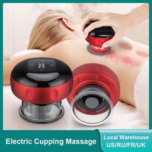 Electric Vacuum Cupping Massage Anti Cellulite Magnet Therapy Wireless Guasha  - £34.02 GBP