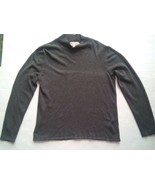 Philosophy Women Gray Long Sleeve Stretch High Neck Pullover Blouse EUC  - €8,59 EUR