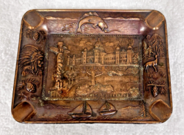 Vicotria BC Canada 1950s Travel Souvenir Ashtray Indian Fish Totem Pole ... - €10,70 EUR