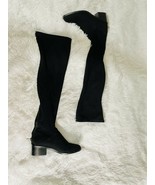 Steve Madden Over The Knee Black suede boots Size 6.5 - $59.00