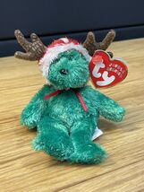 Ty Beanie Jingle Babies 2002 Holiday Teddy Plush 2002 Christmas Onament ... - $9.90