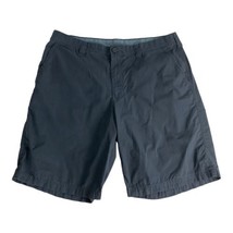 Columbia Mens Shorts Adult Size 36 Dark Gray Chino Pockets 10&quot; Inseam - $23.37
