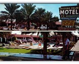 Dual View Arizona Palms Motel Phoenix AZ Chrome Postcard N26 - $2.92