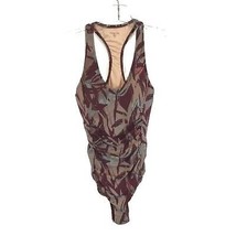 NWOT Womens Size 4 Garnet Hill Purple Active Gathered One-Piece Swimsuit - $50.95