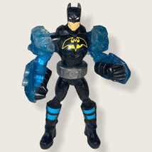 (2011) Mattel DC Comics Batman BLACK COSTUME Blue Accents Action Figure No Cape - $12.87