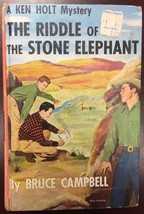 KEN HOLT The Riddle of the Stone Elephant by Bruce Campbell (1949) G&amp;D HC - £7.90 GBP
