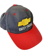 Chevy Trucks Embroidered Trucker Baseball Hat Adjustable Red Black Used - $7.95