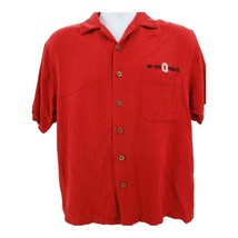 Varsity Athletic Classics Ohio State Buckeyes Men&#39;s Red S/S Button Shirt... - £26.87 GBP