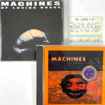 Machines of Loving Grace Concert Ticket Stub 2 CD Lot Concentration + Burn Trash - £22.78 GBP