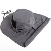 Outdoors  Hat UPF 50+  Fishing Hat with Neck Flap  Boonie Hat Bucket Cap - £65.98 GBP