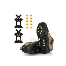 XYZLH Ice Cleats | Ice Grips Traction Cleats Grippers Non-Slip Over Shoe/Boot Ru - £25.90 GBP